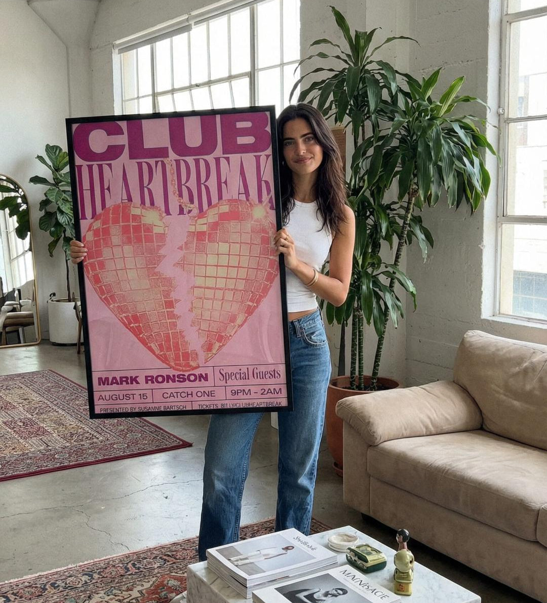 Club Heartbreak Framed Poster