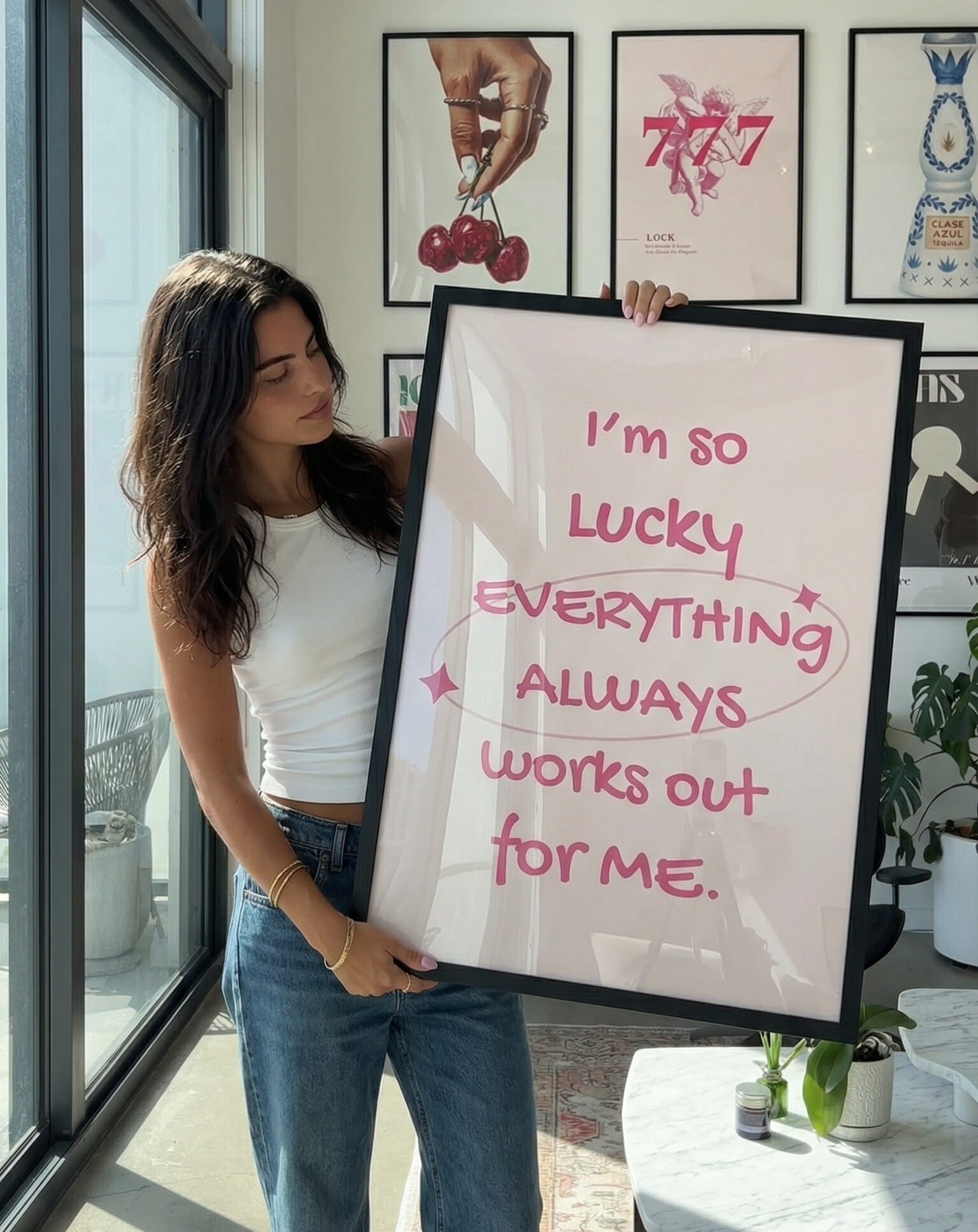 Everything Always Works Out Framed Poster