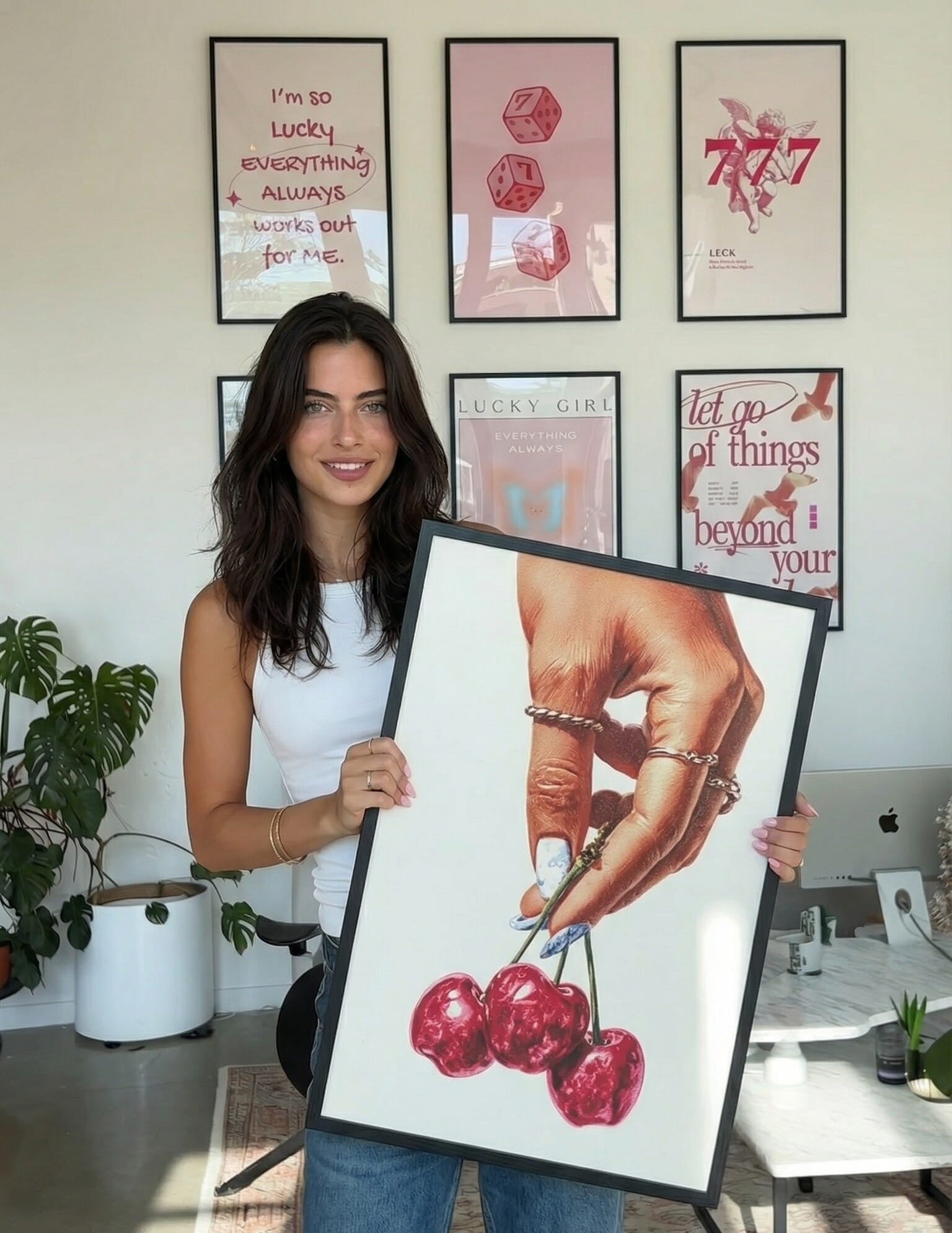 Cherry Pop Framed Poster