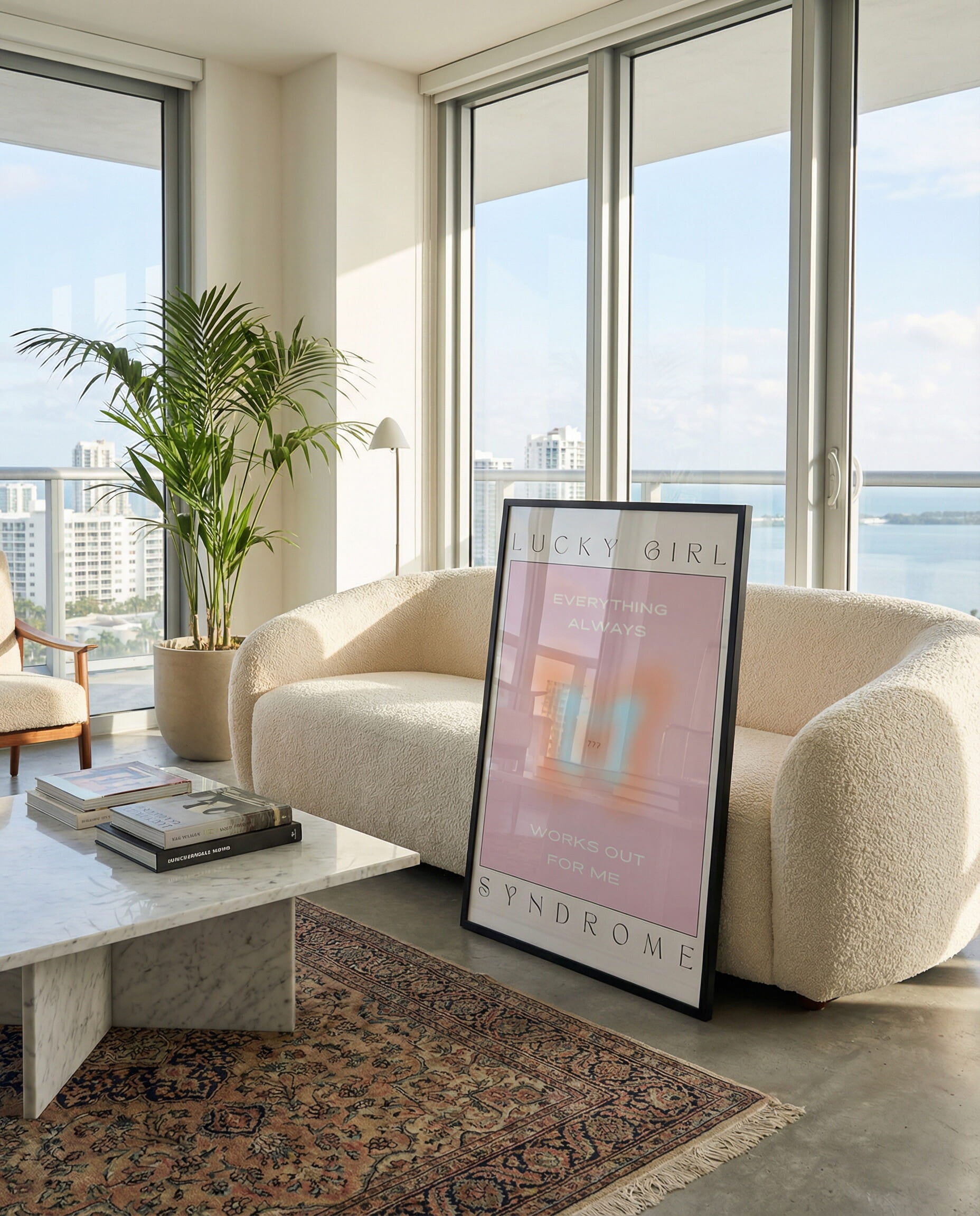 Lucky Girl Syndrome Framed Poster