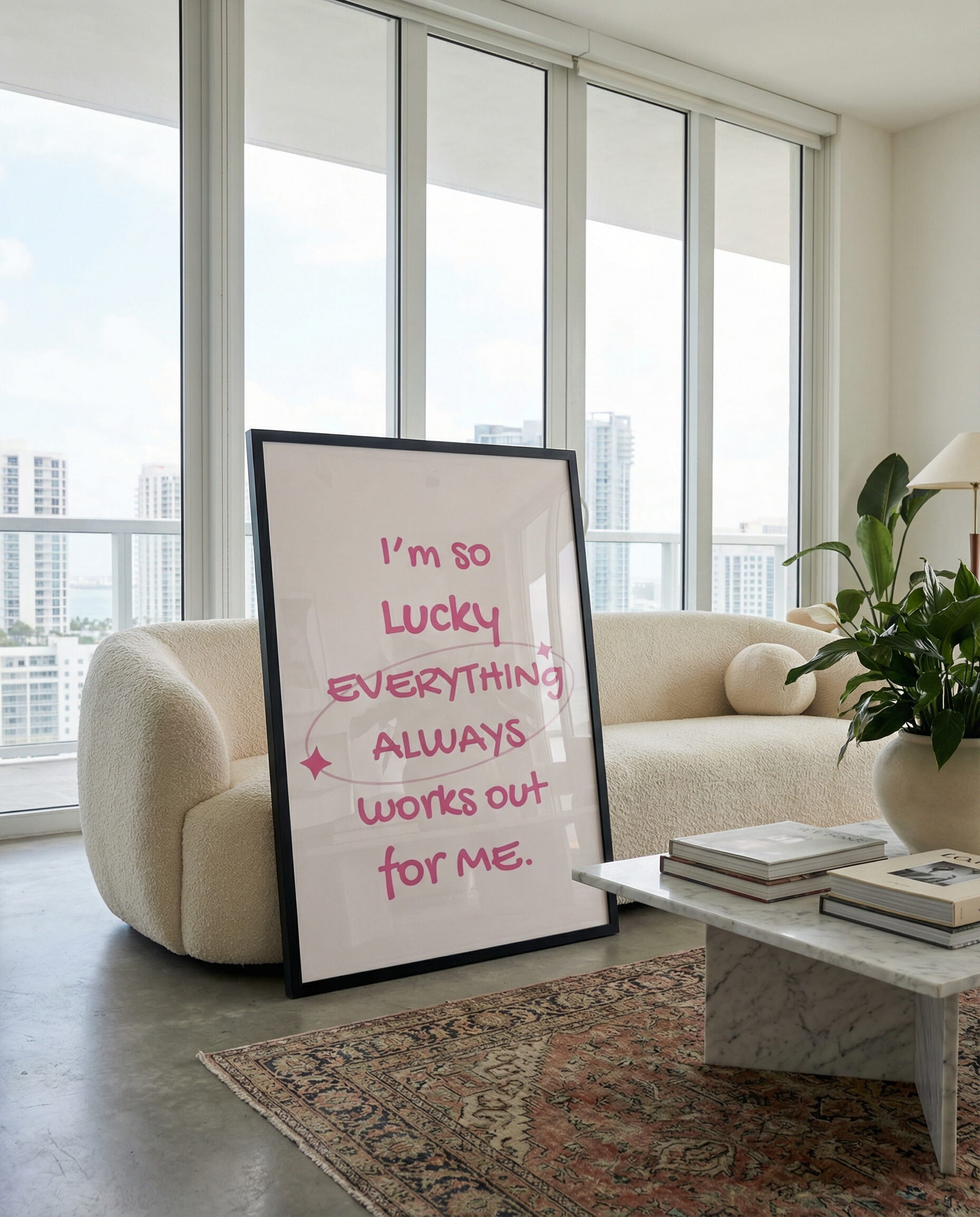 Everything Always Works Out Framed Poster