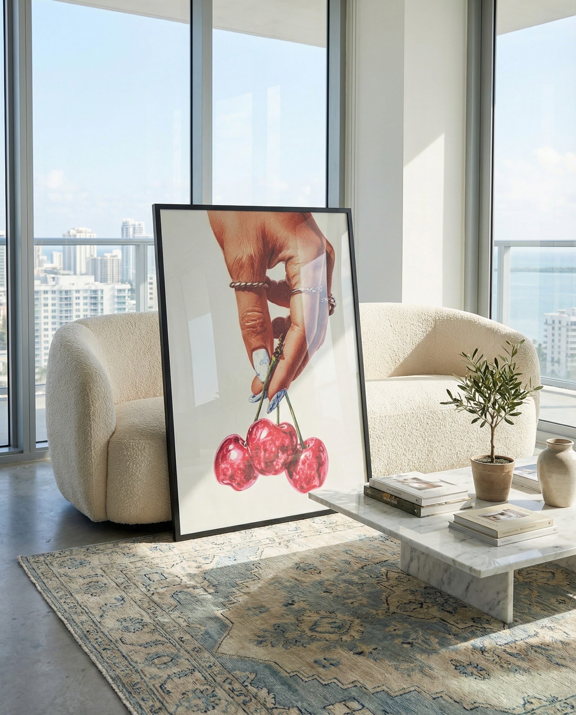 Cherry Pop Framed Poster