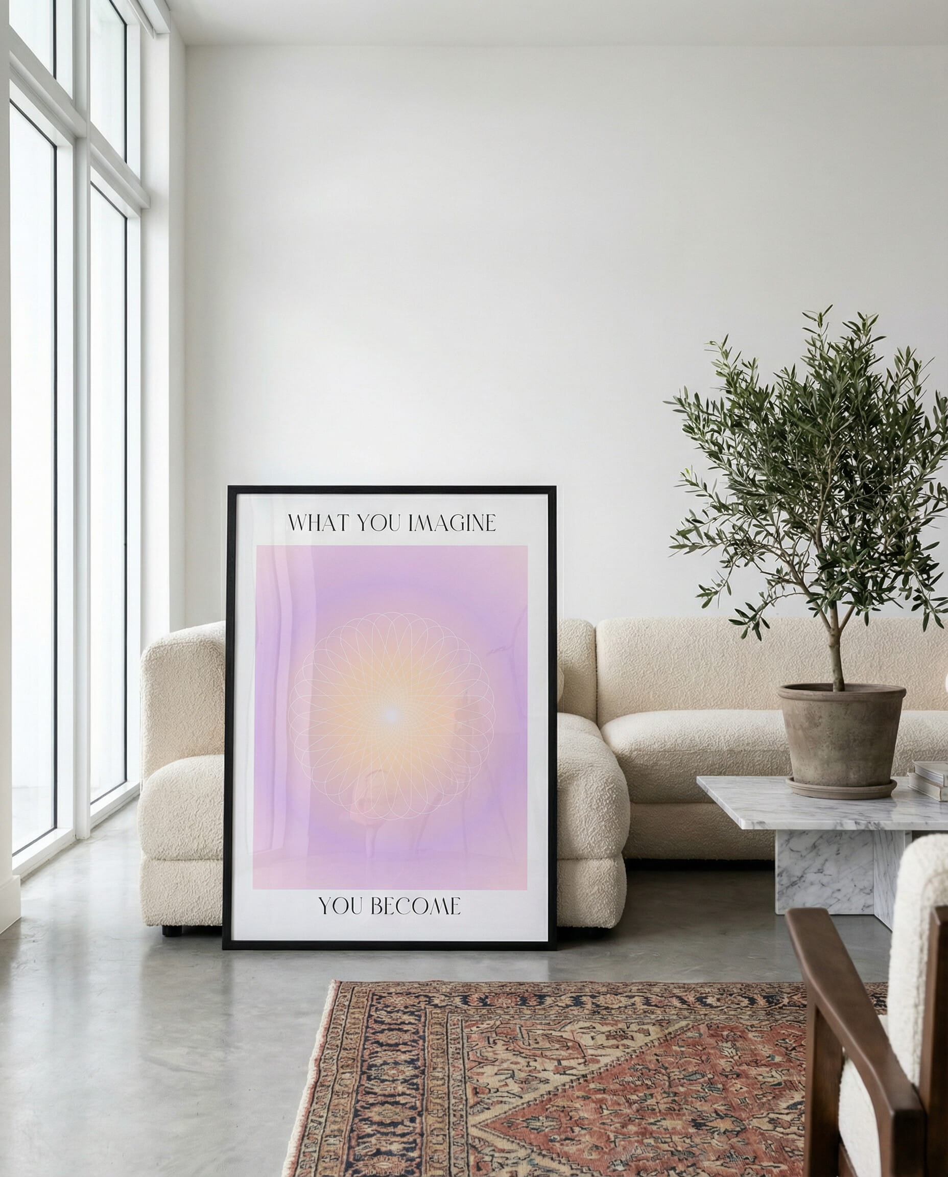 What You Imagine, You Become Framed Poster
