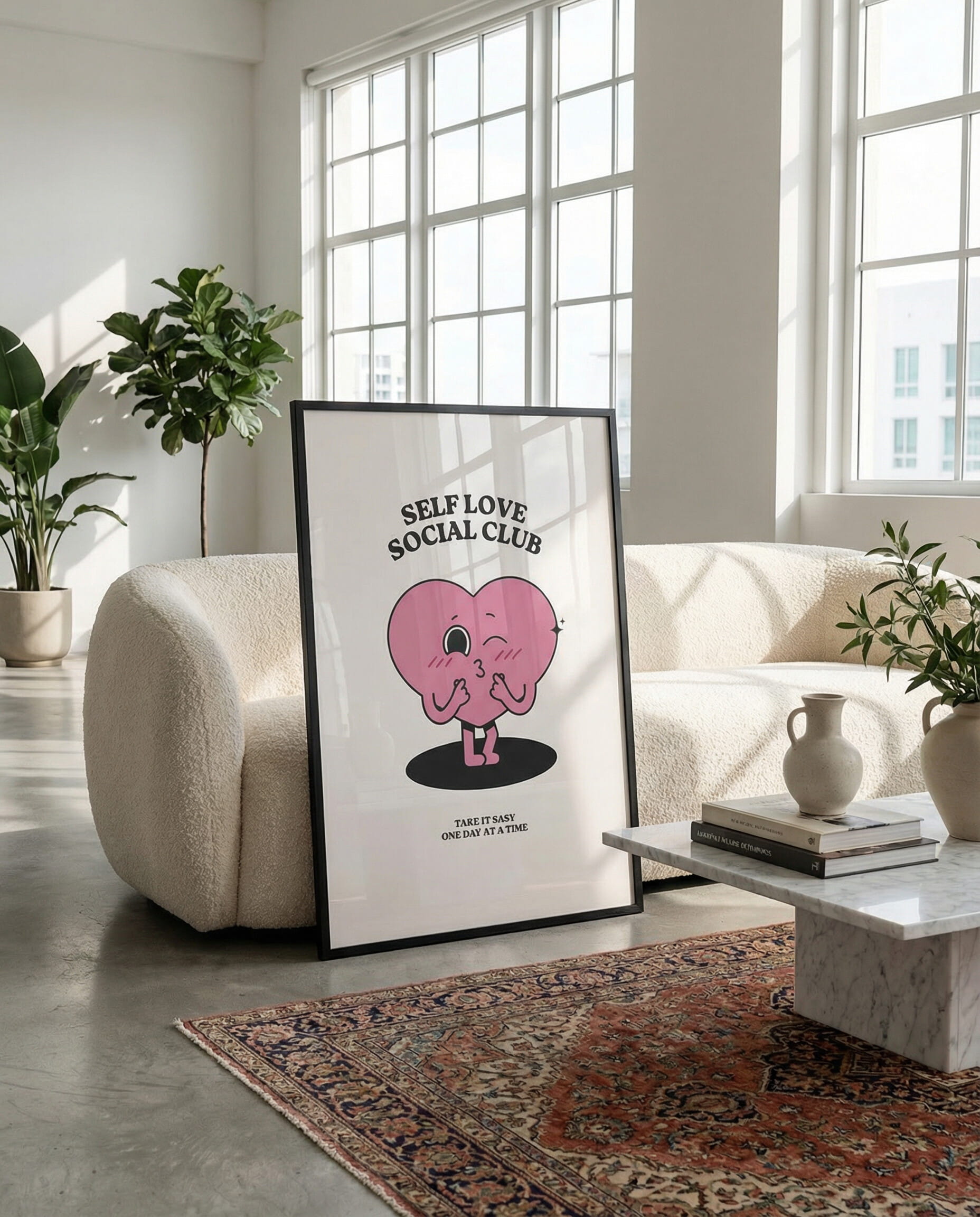 Self Love Social Club Framed Poster