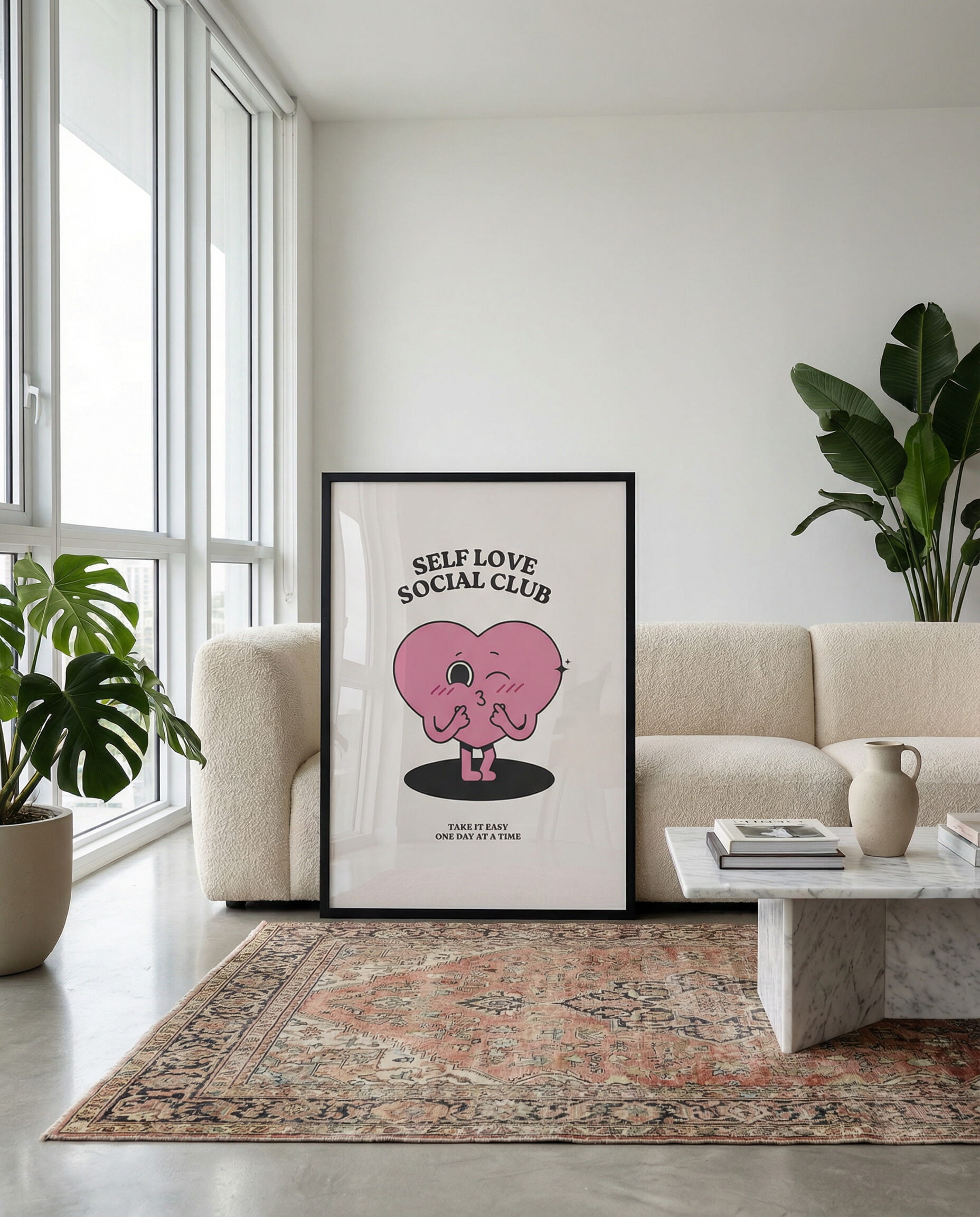 Self Love Social Club Framed Poster