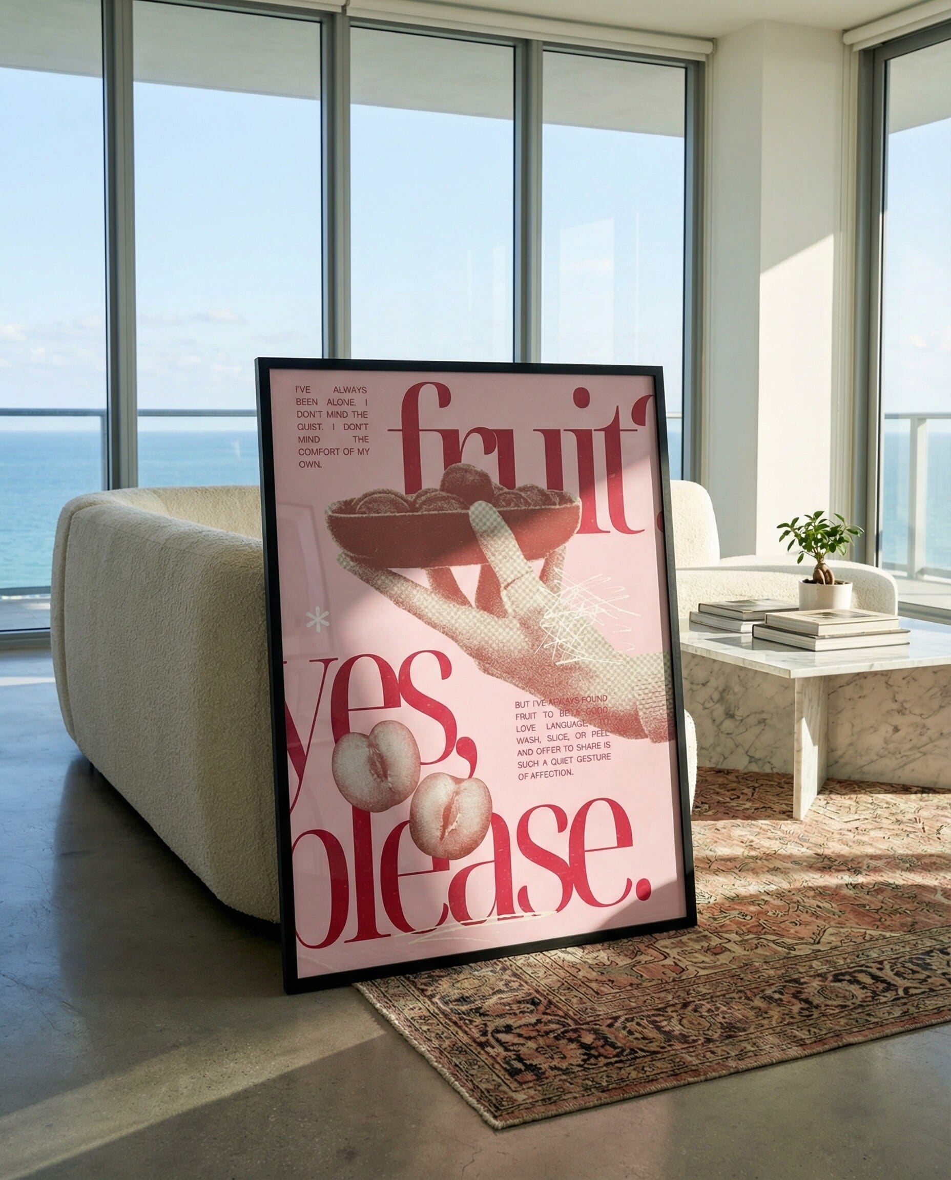 Vintage Fruit Framed Poster