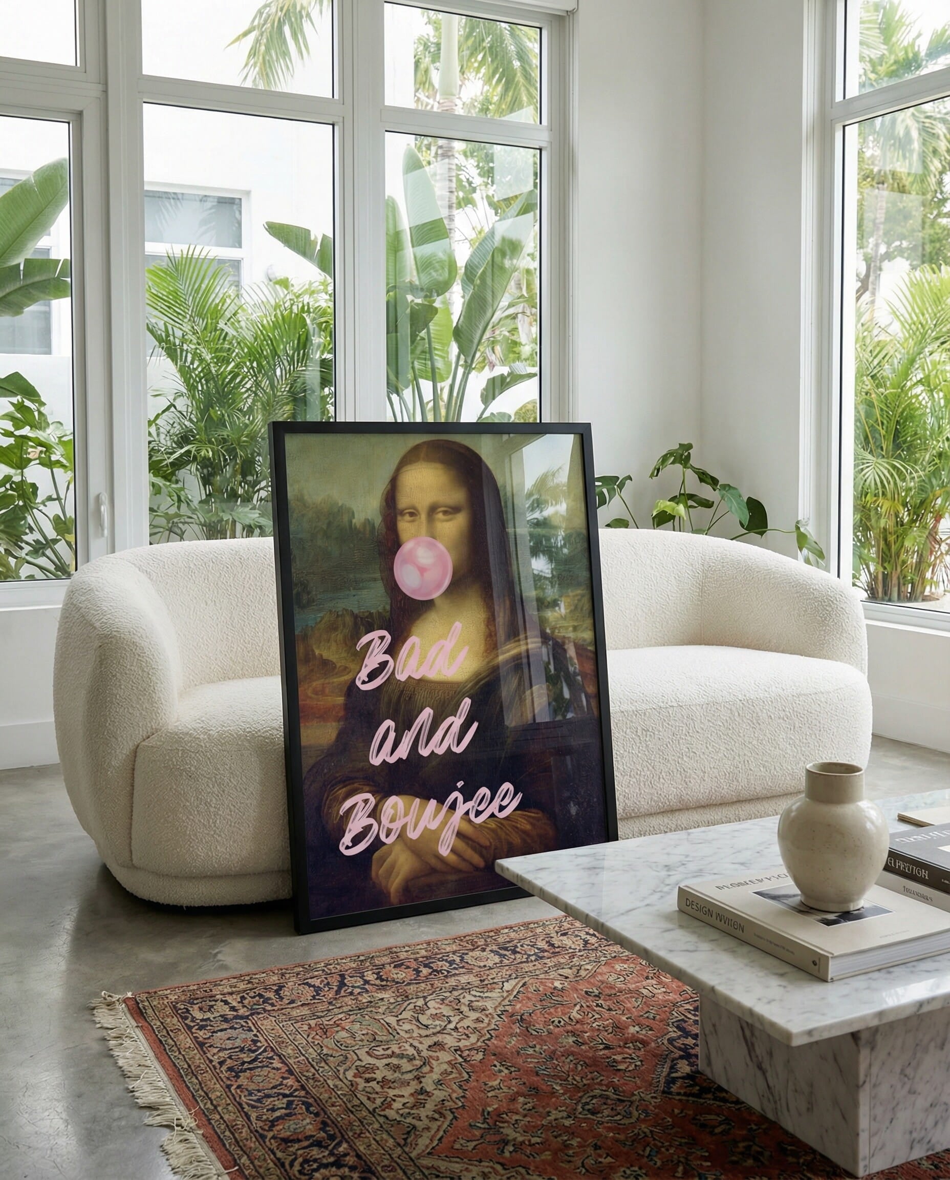 Mona Lisa 'Bad & Boujee' Framed Poster