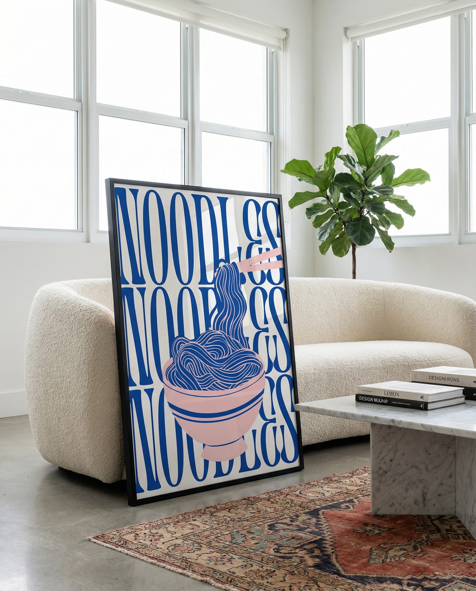 Noodles Framed Poster