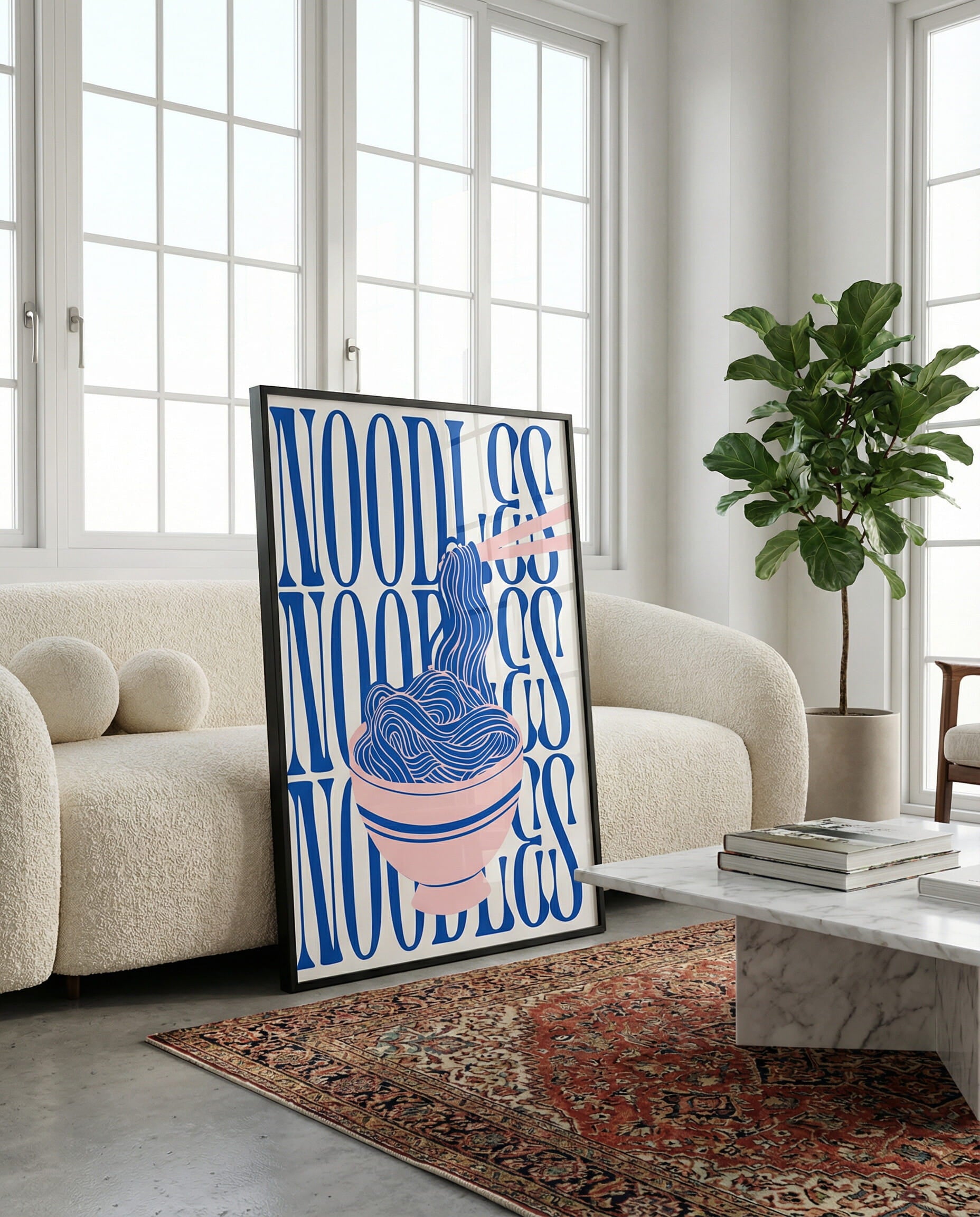 Noodles Framed Poster