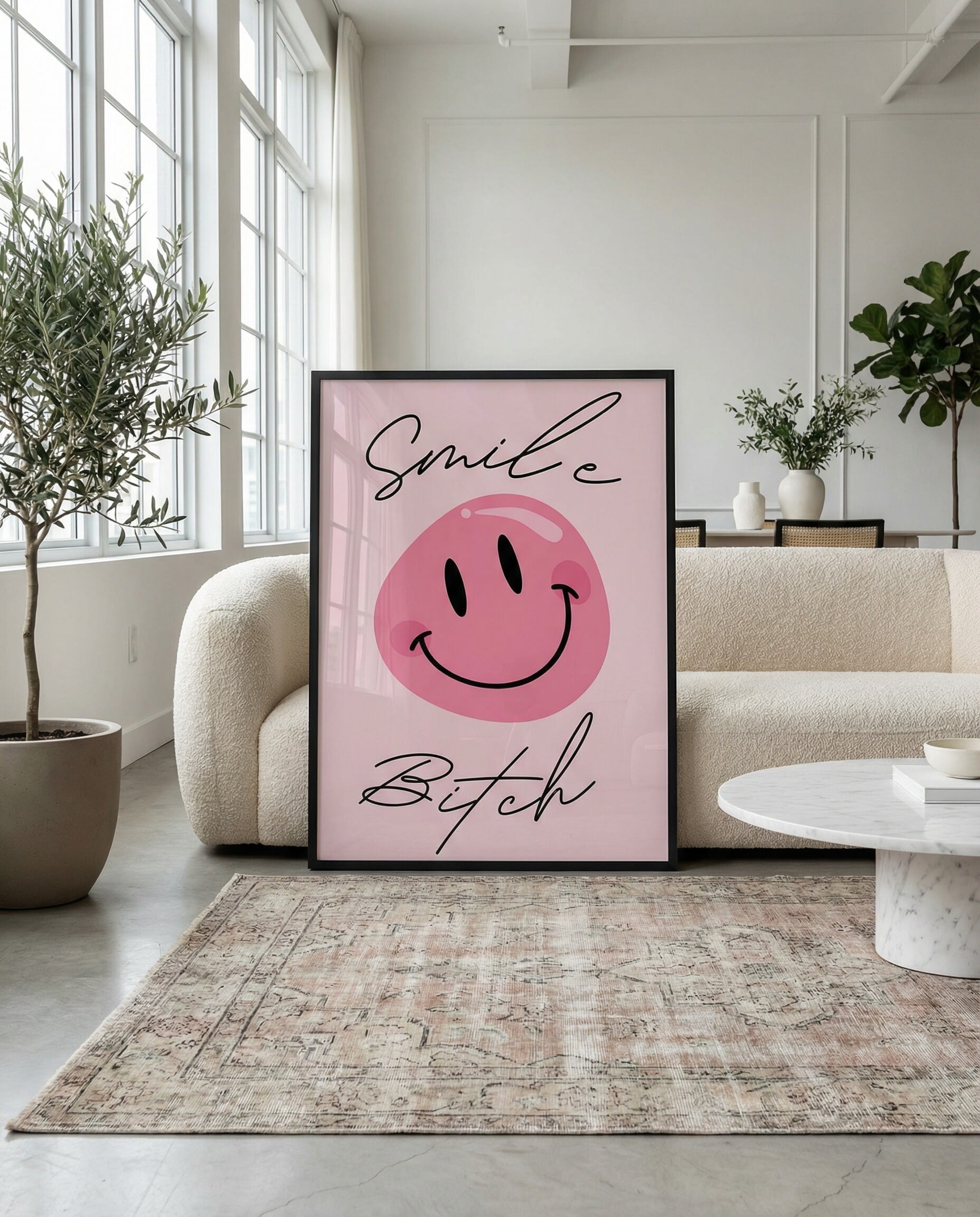 Smile B**** Framed Poster