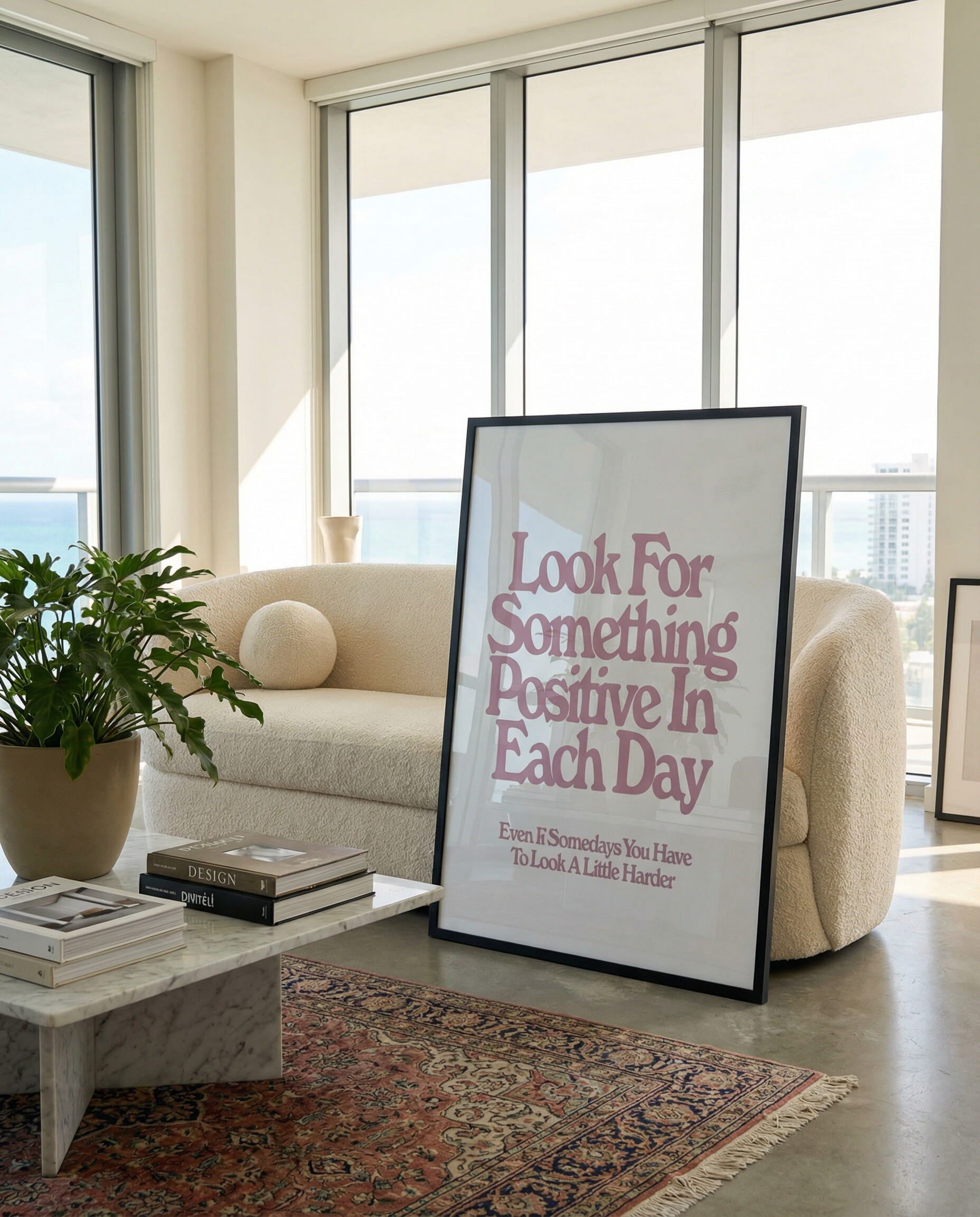 Positive Vibes Framed Poster