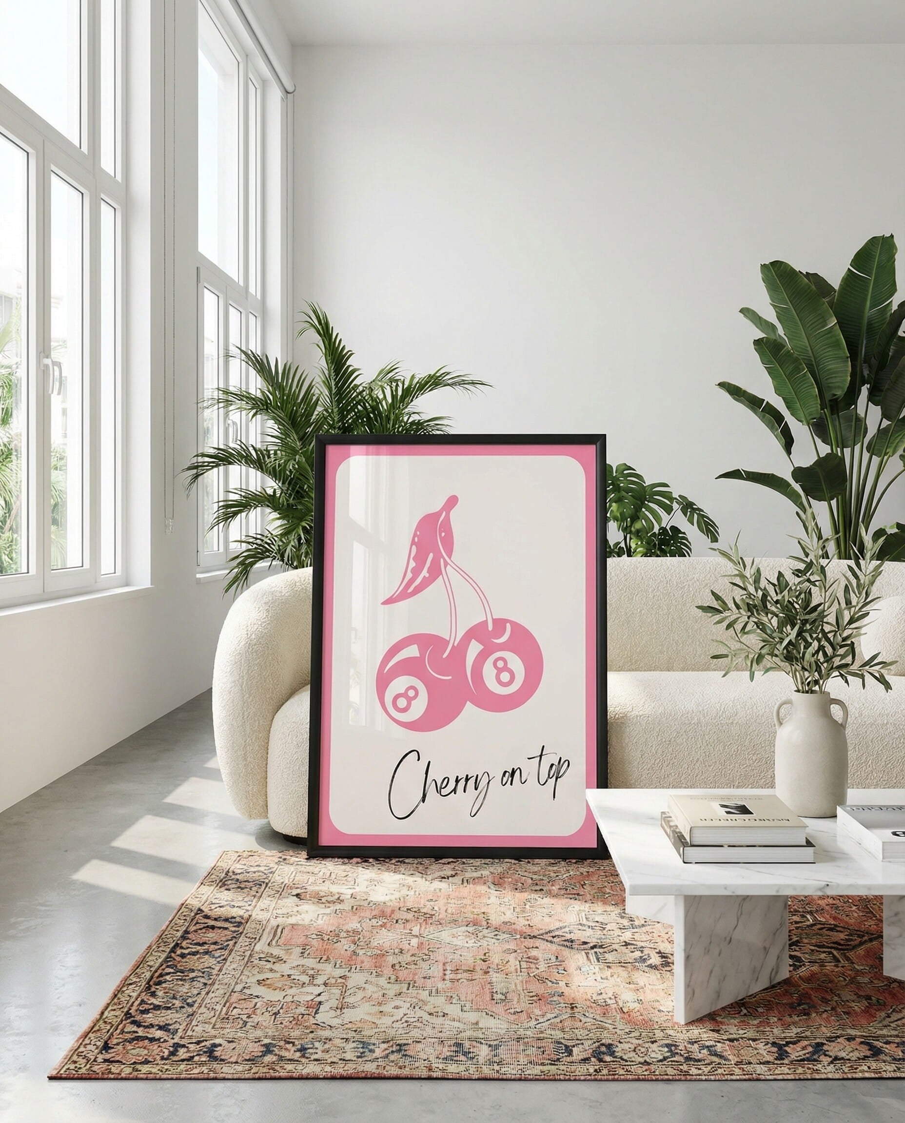 Cherry On Top Framed Poster