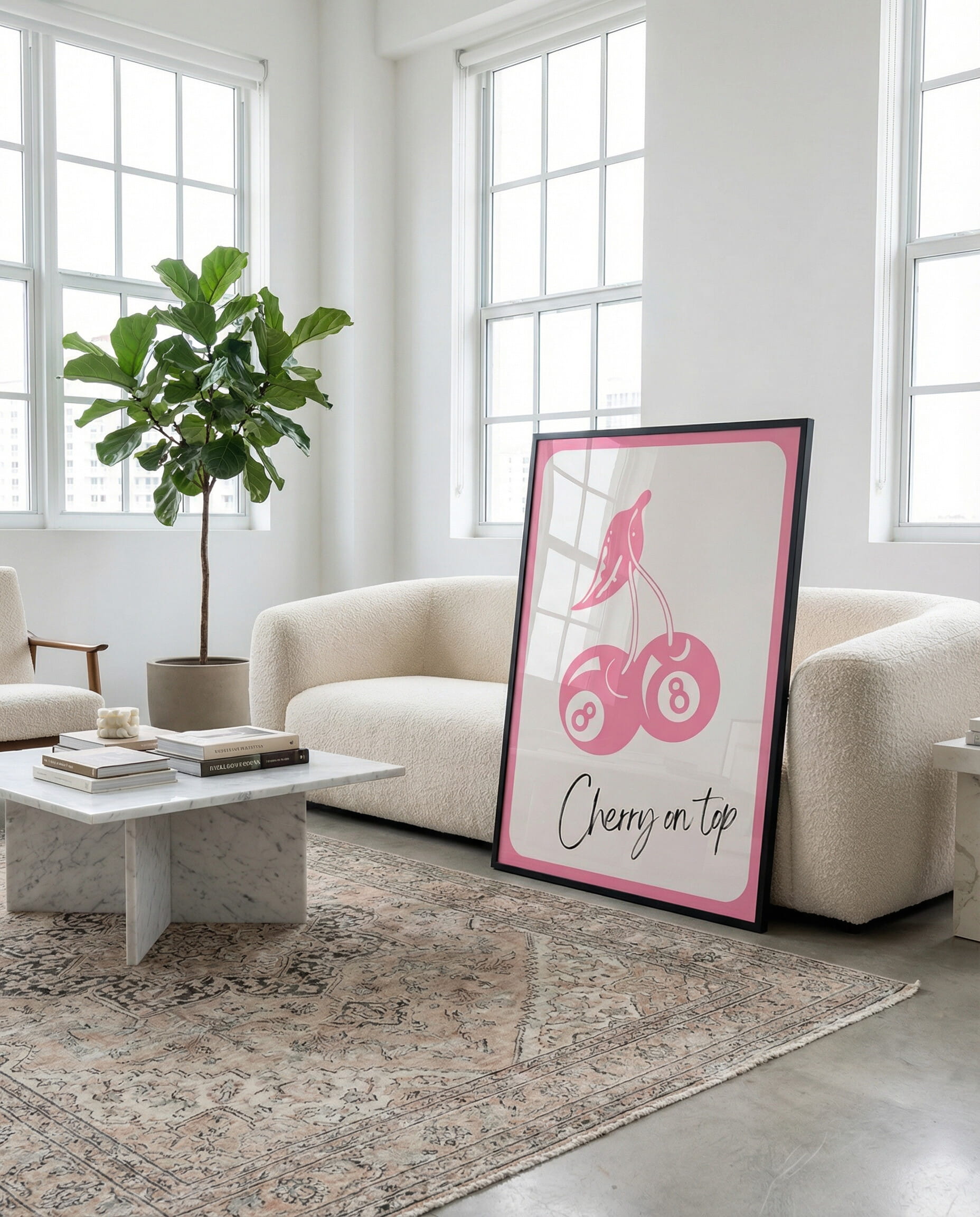 Cherry On Top Framed Poster