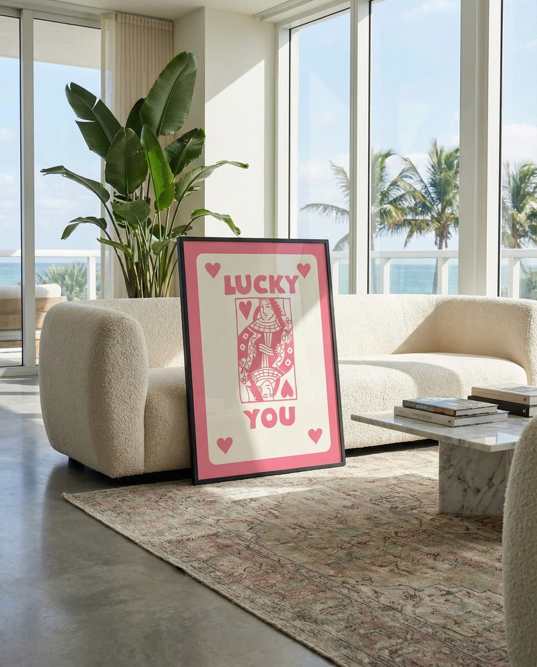 Queen of Hearts Framed Poster