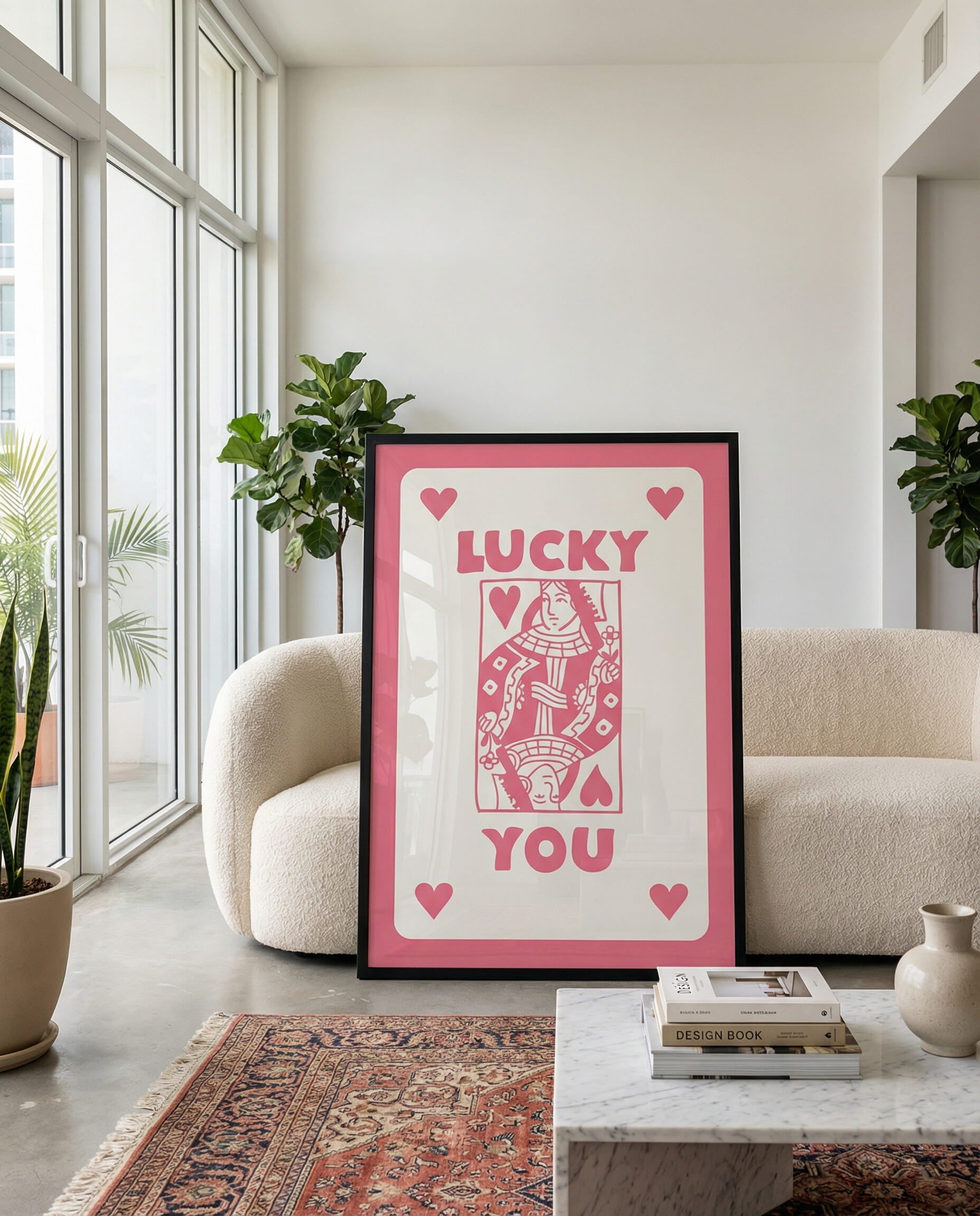 Queen of Hearts Framed Poster